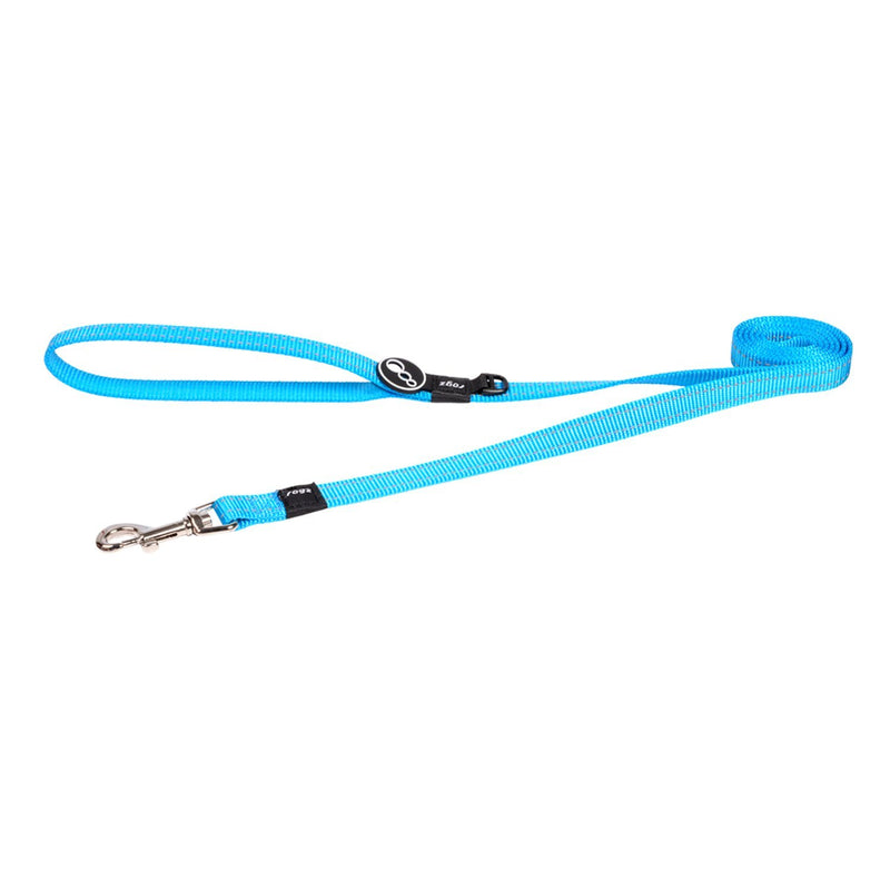Rogz Classic Medium Dog Lead Turquoise-Habitat Pet Supplies