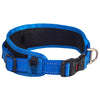 Rogz Classic Padded Dog Collar Blue Extra Large***-Habitat Pet Supplies