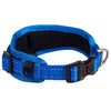 Rogz Classic Padded Dog Collar Blue Large-Habitat Pet Supplies