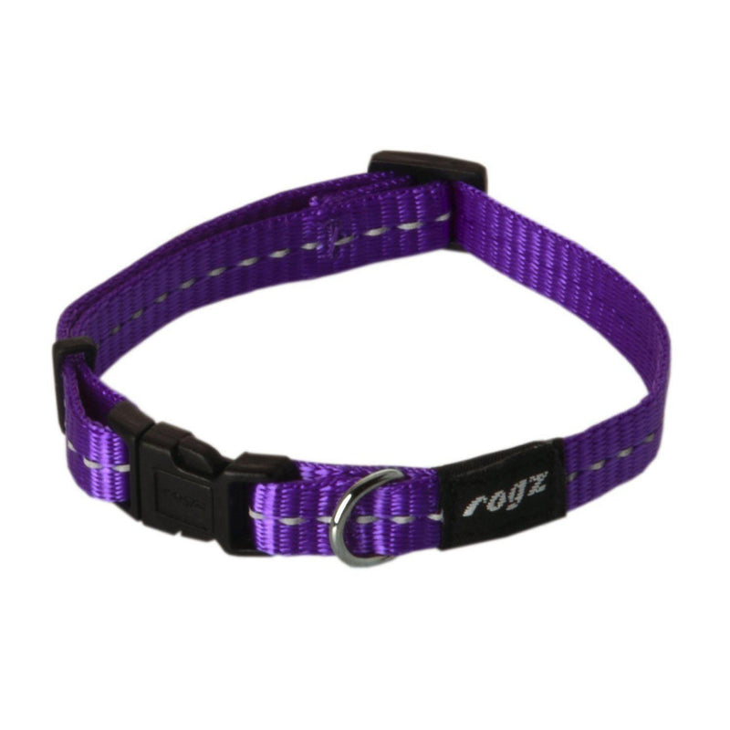 Rogz Classic Small Dog Collar Purple-Habitat Pet Supplies