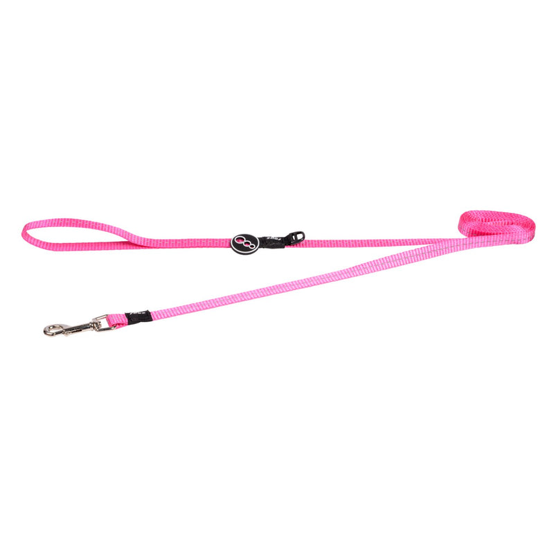 Rogz Classic Small Dog Lead Pink-Habitat Pet Supplies