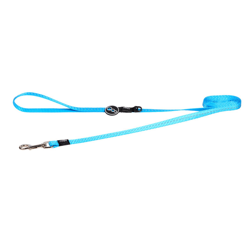 Rogz Classic Small Dog Lead Turquoise-Habitat Pet Supplies