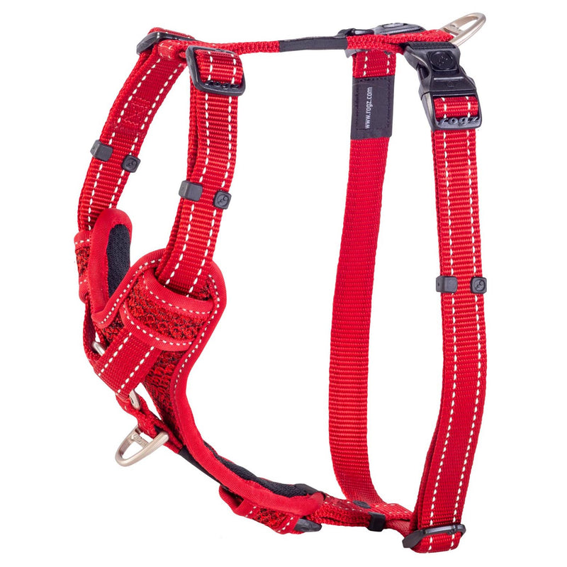 Rogz Control Dog Harness Red Large-Habitat Pet Supplies