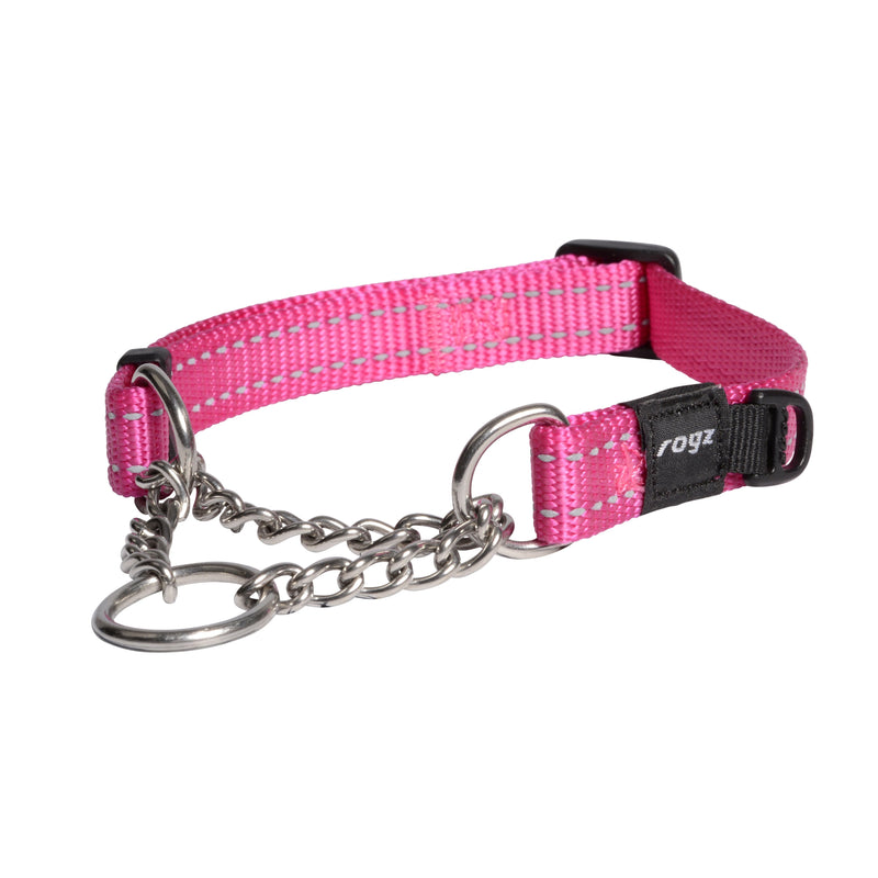 Rogz Control Medium Dog Obedience Collar Pink-Habitat Pet Supplies