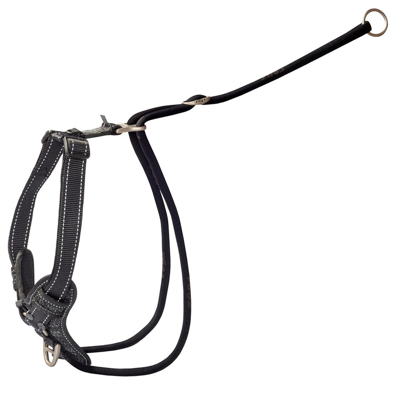 Rogz Control Stop Pull Dog Harness Black Extra Large :->>-Habitat Pet Supplies