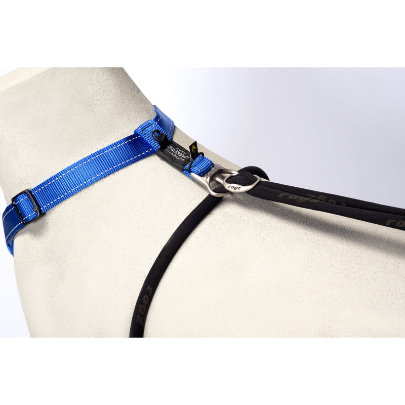 Rogz Control Stop Pull Dog Harness Blue Large