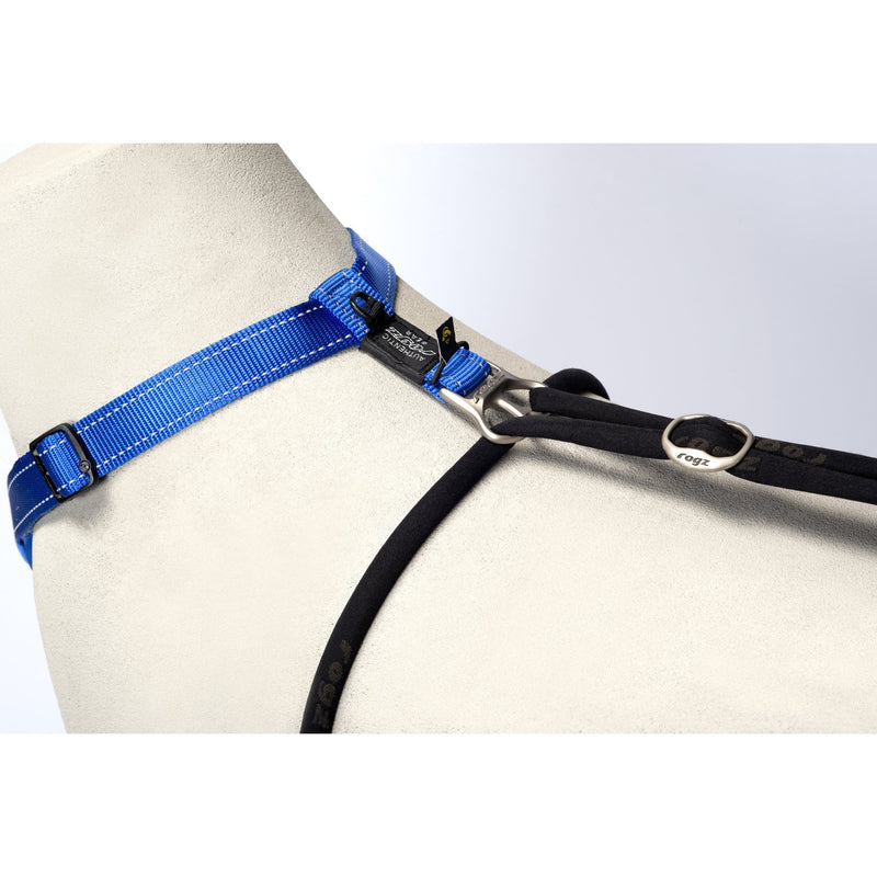 Rogz Control Stop Pull Dog Harness Blue Large