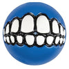 Rogz Grinz Ball Small Dog Toy Blue (+_+)-Habitat Pet Supplies