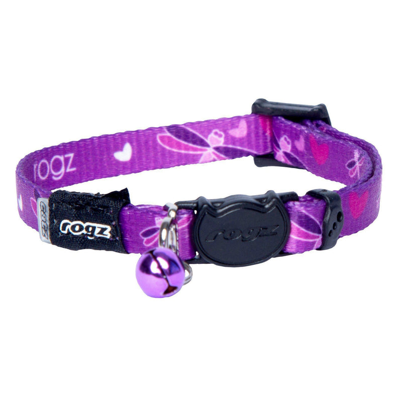 Rogz KiddyCat Safeloc Extra Small Collar Dragonfly (+_+)-Habitat Pet Supplies