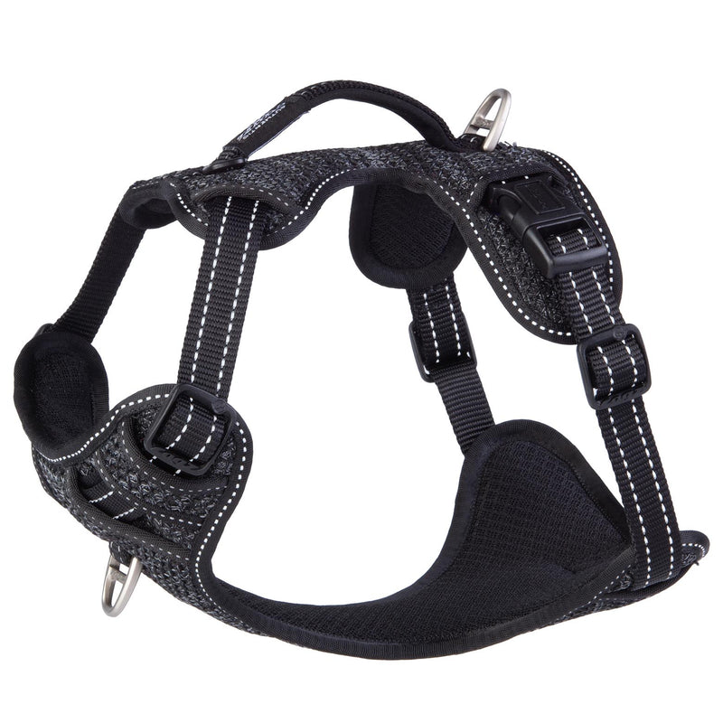 Rogz Specialty Explore Dog Harness Black Medium-Habitat Pet Supplies