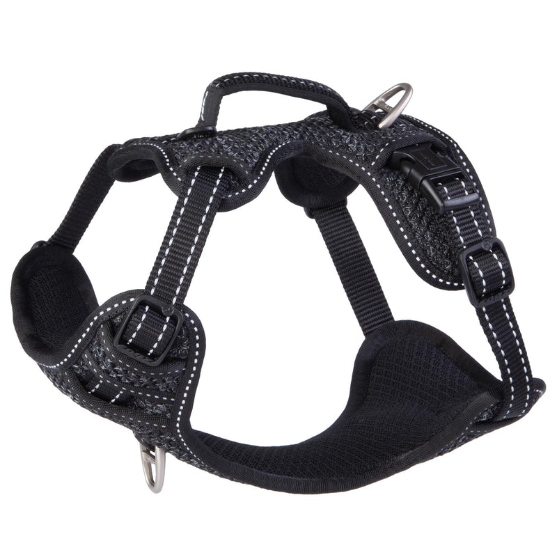 Rogz Specialty Explore Dog Harness Black Small-Habitat Pet Supplies