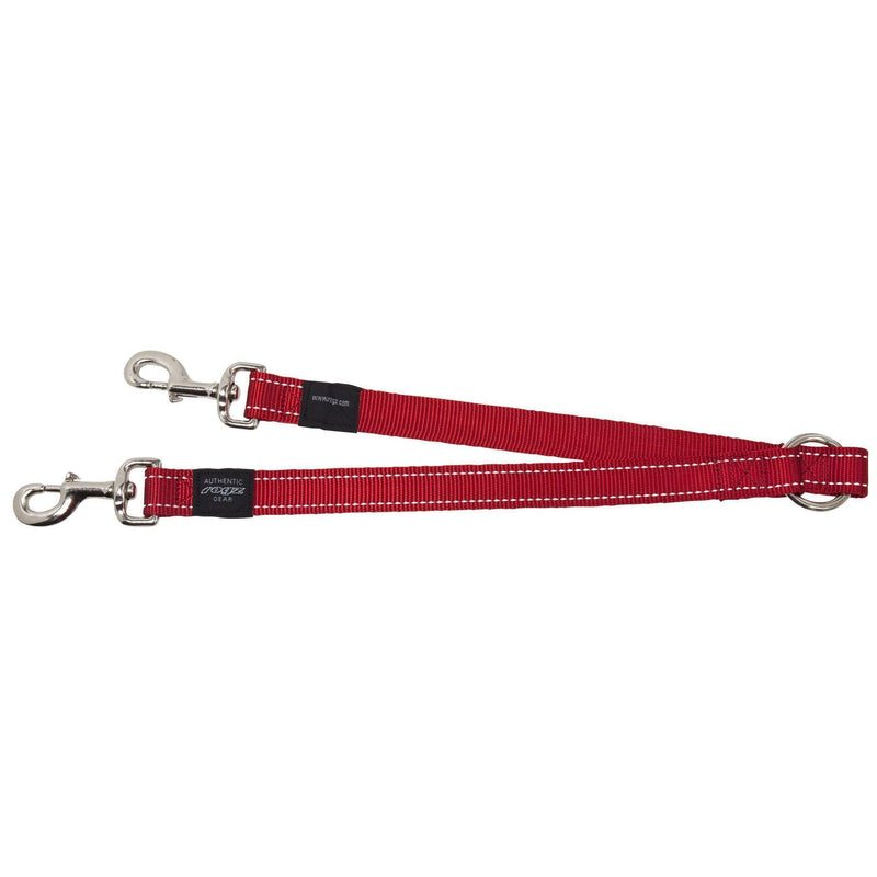 Rogz Specialty Extra Large Dog Lead Splitter Red (+_+)-Habitat Pet Supplies
