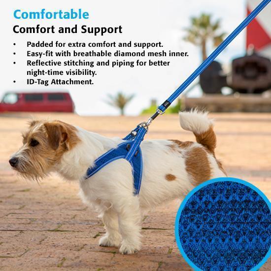 Rogz Specialty Fast Fit Medium Dog Harness Blue