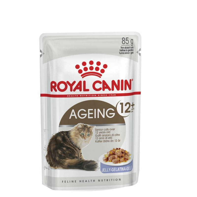 Royal Canin Cat Ageing 12+ with Jelly Wet Food Pouch 85g-Habitat Pet Supplies