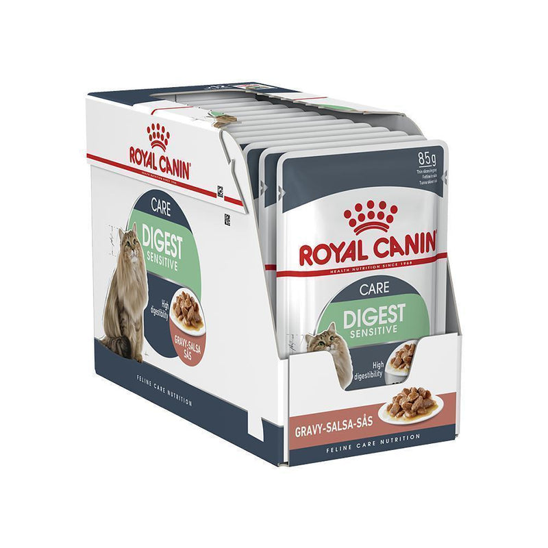 Royal Canin Cat Digest Sensitive Adult Wet Food Pouches 85g x 12-Habitat Pet Supplies