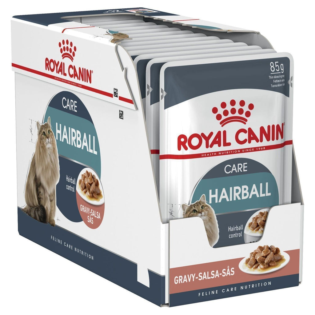 Royal Canin Cat Hairball Care Adult Wet Food Pouches 85g x 12^^^-Habitat Pet Supplies