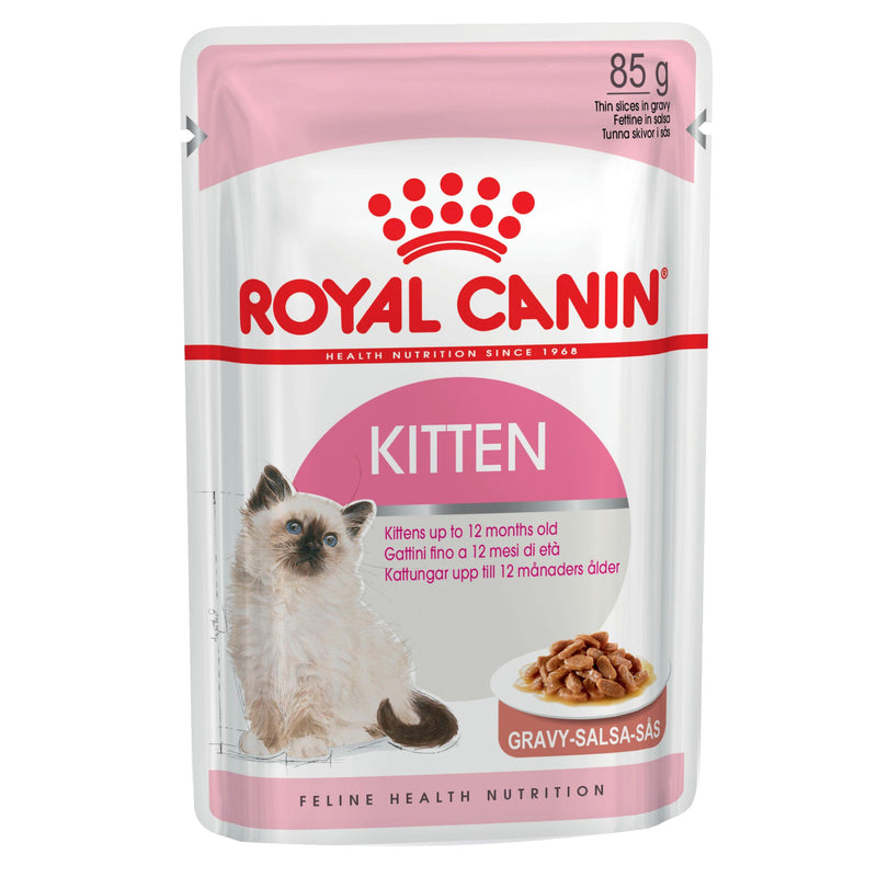 Royal Canin Cat Kitten Instinctive with Gravy Wet Food Pouch 85g-Habitat Pet Supplies