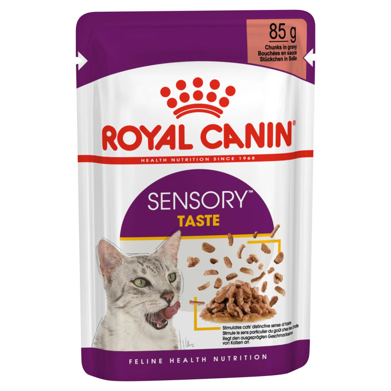 Royal Canin Cat Sensory Taste Gravy Adult Wet Food Pouch 85g-Habitat Pet Supplies