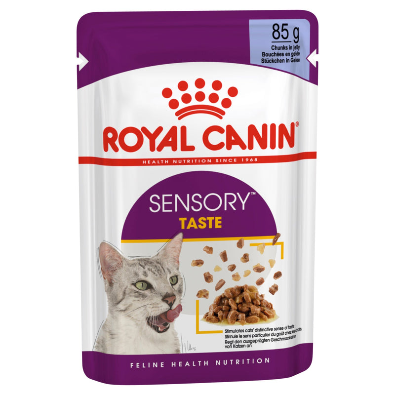 Royal Canin Cat Sensory Taste Jelly Adult Wet Food Pouches 85g x 12