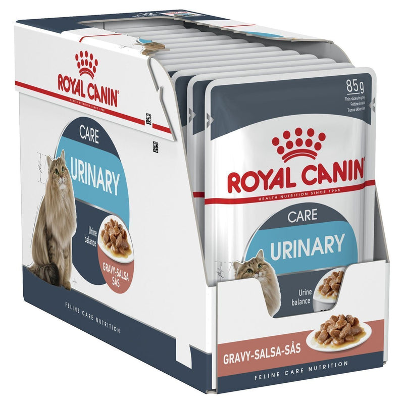 Royal Canin Cat Urinary Care with Gravy Adut Wet Food Pouches 85g x 12-Habitat Pet Supplies