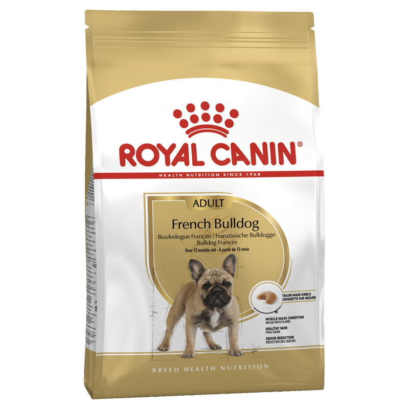 Royal Canin Dog French Bulldog Adult Dry Food 9kg-Habitat Pet Supplies
