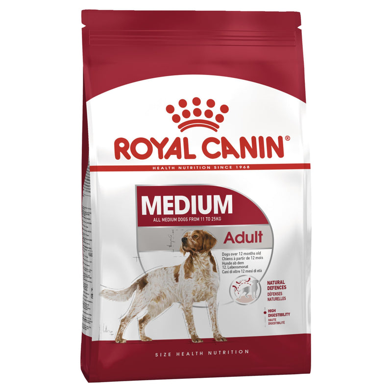 Royal Canin Dog Medium Adult Dry Food 4kg-Habitat Pet Supplies