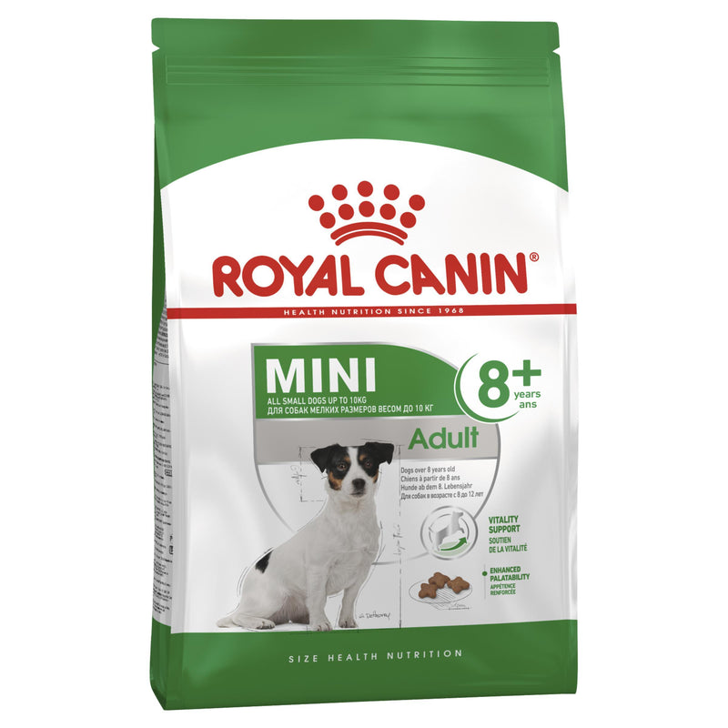 Royal Canin Dog Mini Adult 8+ Dry Food 2kg-Habitat Pet Supplies