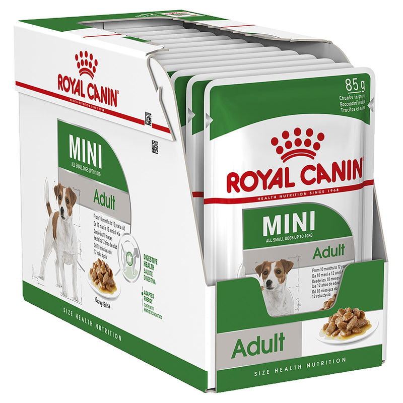 Royal Canin Dog Mini Adult Wet Food Pouches 85g x 12-Habitat Pet Supplies