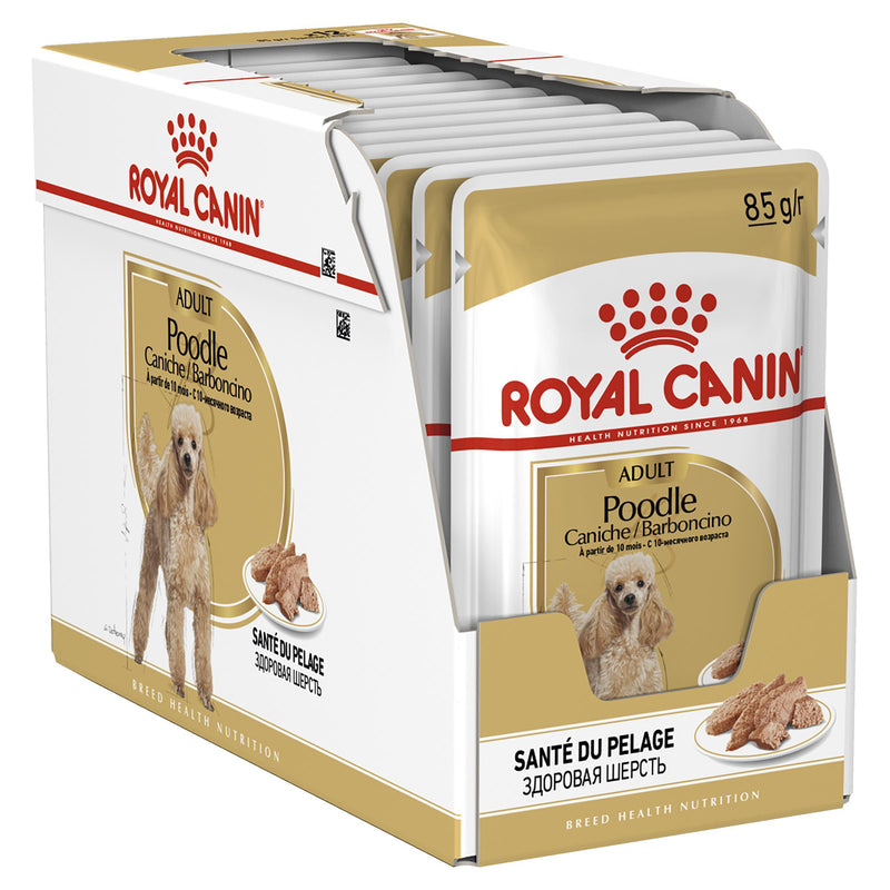 Royal Canin Dog Poodle Adult Wet Food Pouches 85g x 12-Habitat Pet Supplies