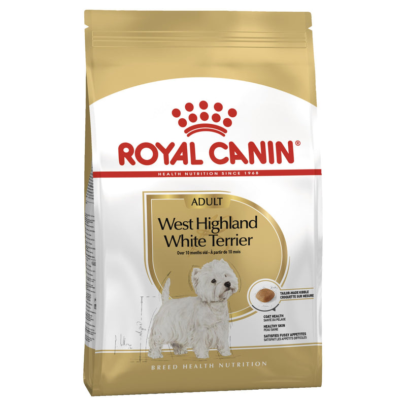 Royal Canin Dog West Highland Terrier Adult Dry Food 3kg-Habitat Pet Supplies