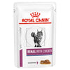 Royal Canin Veterinary Diet Cat Renal Chicken Wet Food Pouches 85g x 12