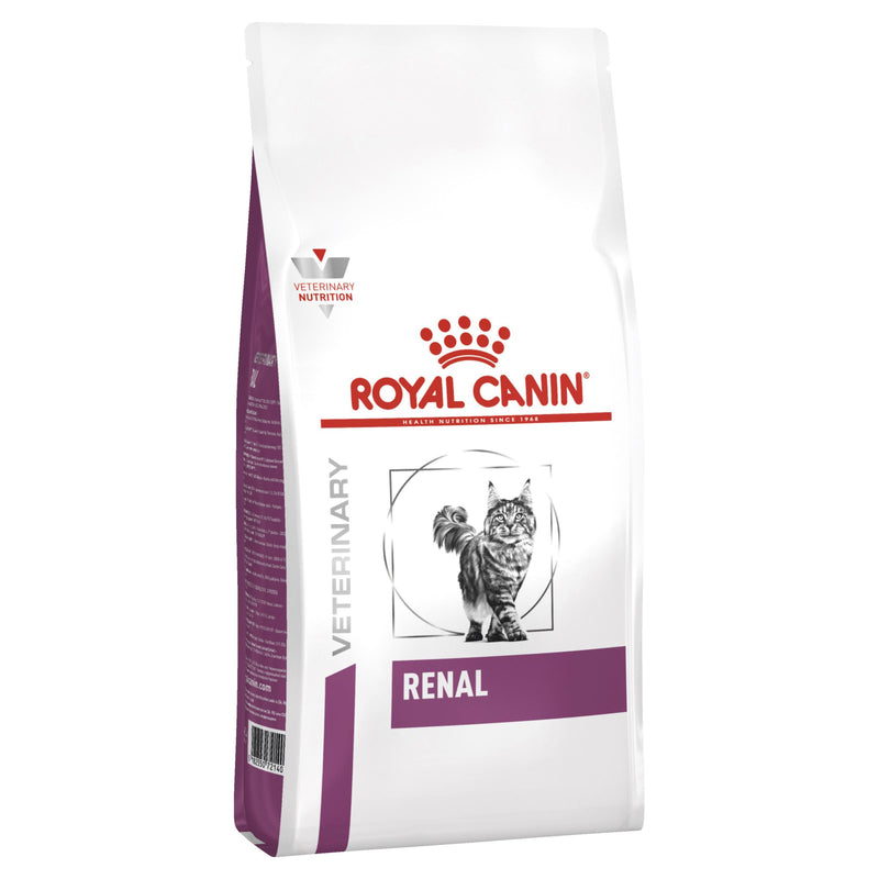 Royal Canin Veterinary Diet Cat Renal Dry Food 2kg-Habitat Pet Supplies