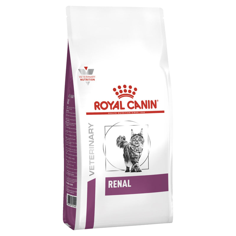 Royal Canin Veterinary Diet Cat Renal Dry Food 4kg-Habitat Pet Supplies