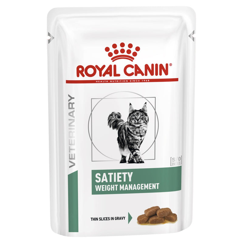Royal Canin Veterinary Diet Cat Satiety Wet Food Pouch 85g-Habitat Pet Supplies