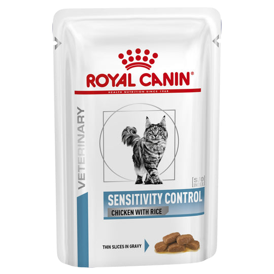 Royal Canin Veterinary Diet Cat Sensitivity Control Wet Food Pouch 85g