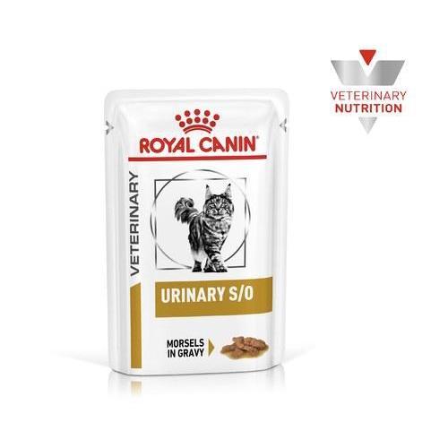 Royal Canin Veterinary Diet Cat Urinary S/O Wet Food Pouch 85g