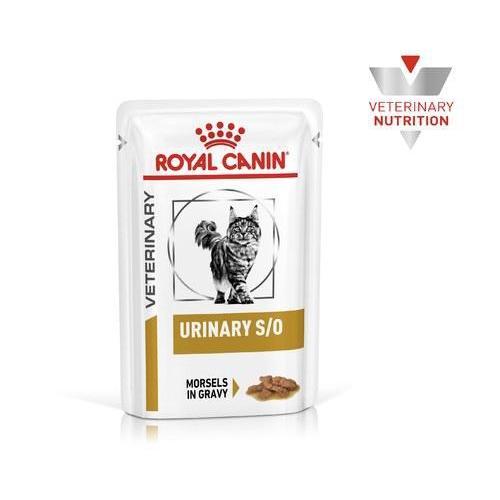 Royal Canin Veterinary Diet Cat Urinary S/O Wet Food Pouch 85g-Habitat Pet Supplies