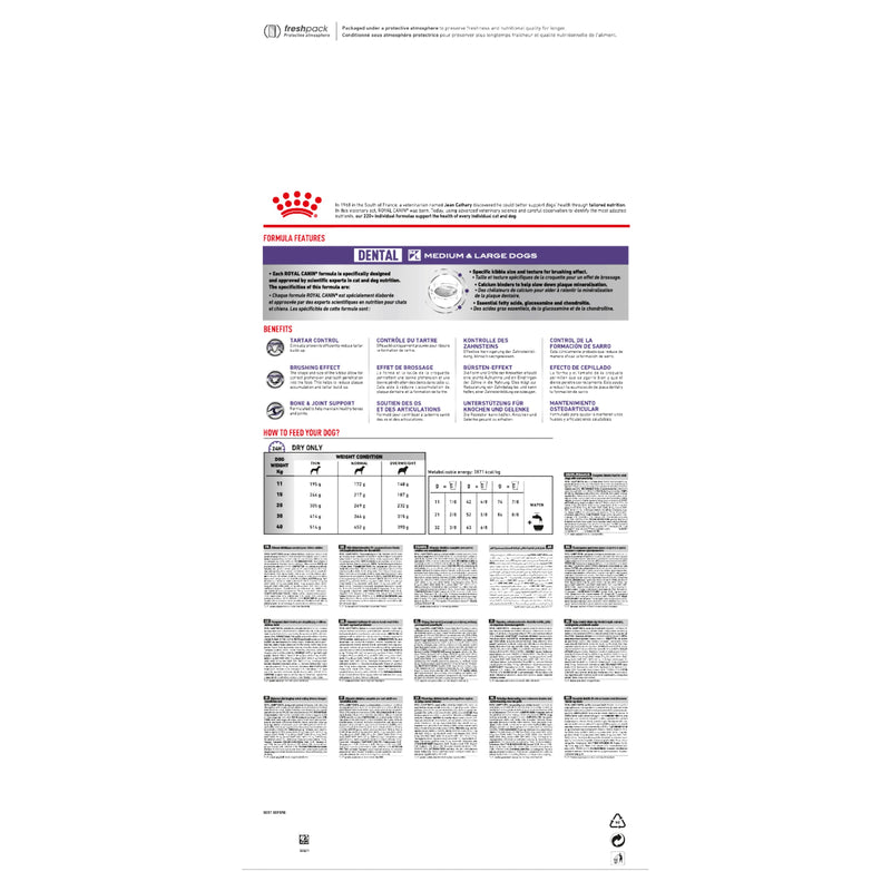 Royal Canin Veterinary Diet Dog Dental Dry Food 6kg