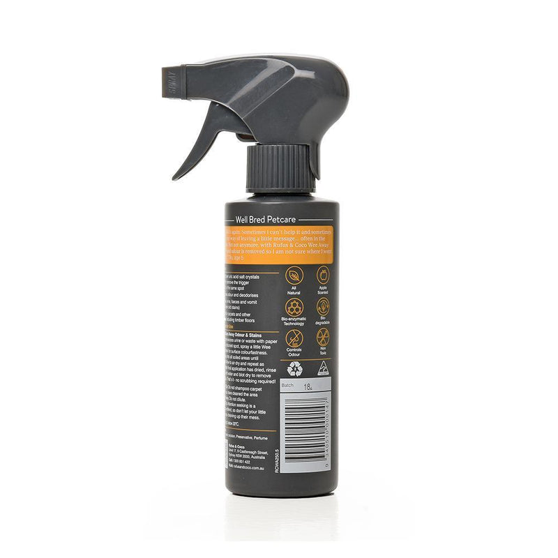 Rufus & Coco Wee Away Spray 250ml Habitat Pet Supplies