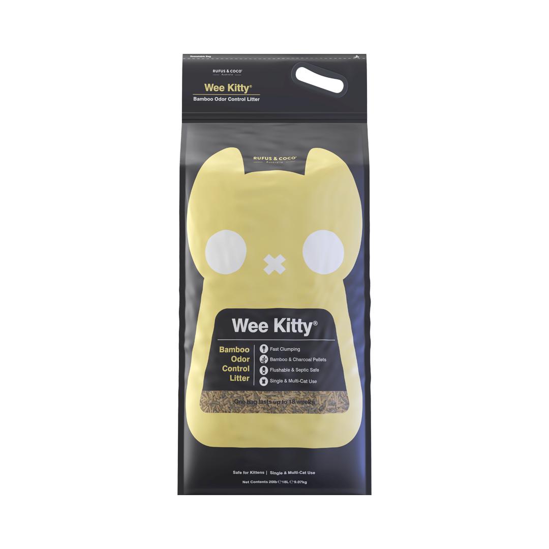 Rufus Coco Wee Kitty Bamboo Odour Control Clumping Cat Litter 9kg