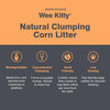 Rufus & Coco Wee Kitty Corn Clumping Cat Litter 2kg