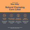 Rufus & Coco Wee Kitty Corn Clumping Cat Litter 2kg