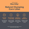 Rufus & Coco Wee Kitty Corn Clumping Cat Litter 4kg