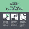 Rufus & Coco Wee Kitty Eco Plant Clumping Cat Litter 2kg