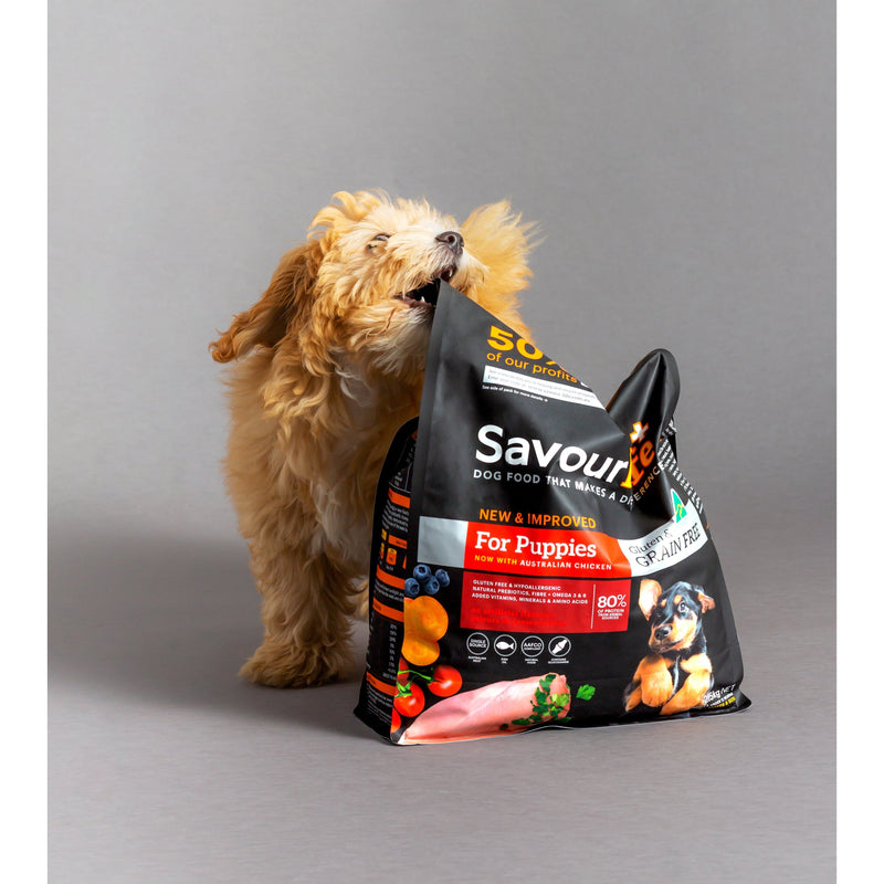 SavourLife Grain Free Dry Dog Food Chicken for Puppies 10kg
