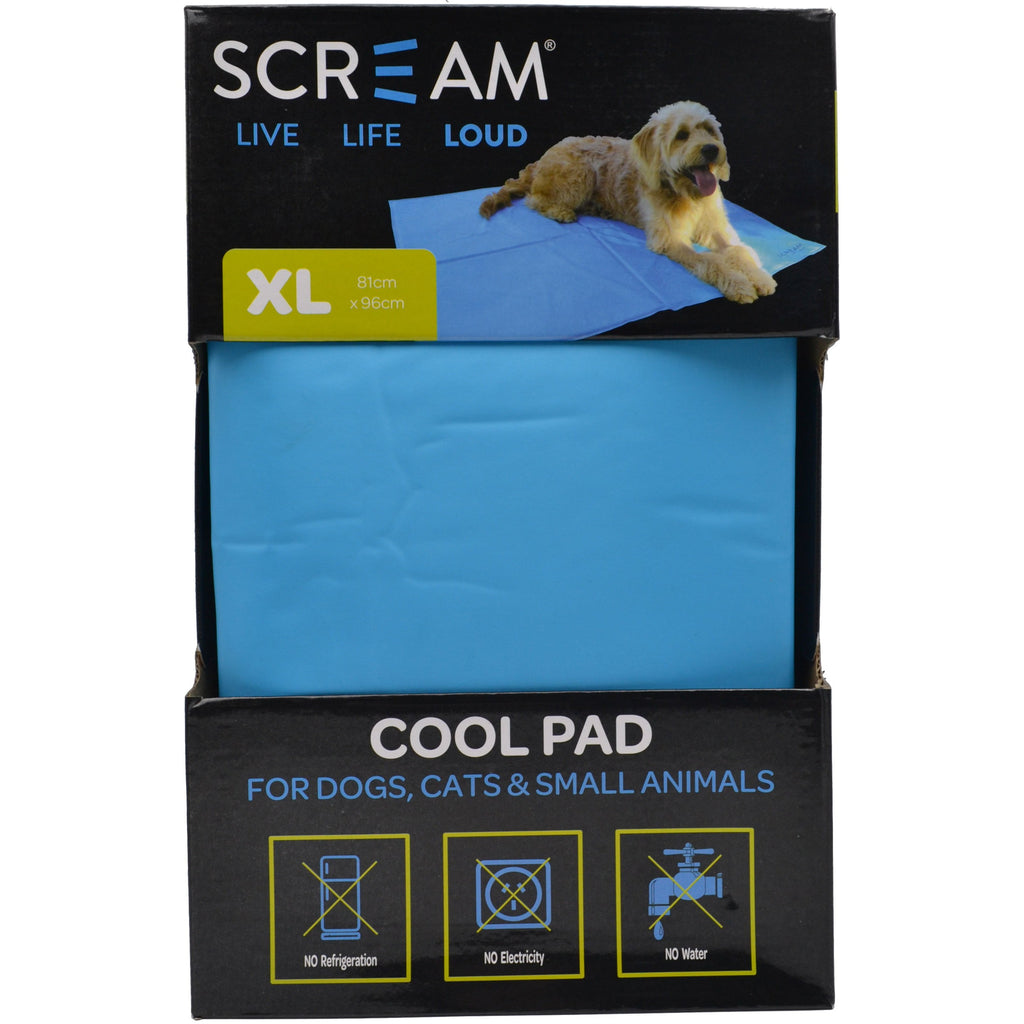Scream Cool Pad Blue Extra Large-Habitat Pet Supplies