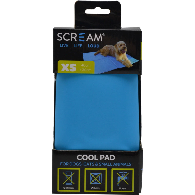 Scream Cool Pad Blue Extra Small-Habitat Pet Supplies