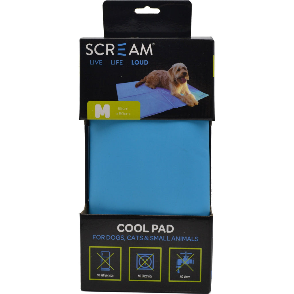 Scream Cool Pad Blue Medium-Habitat Pet Supplies