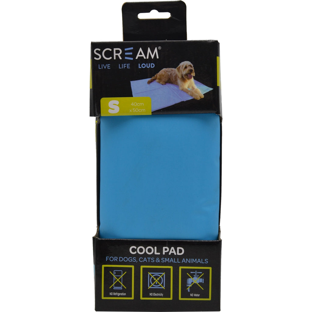 Scream Cool Pad Blue Small-Habitat Pet Supplies