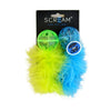 Scream Lattice Ball Green and Blue Cat Toy-Habitat Pet Supplies